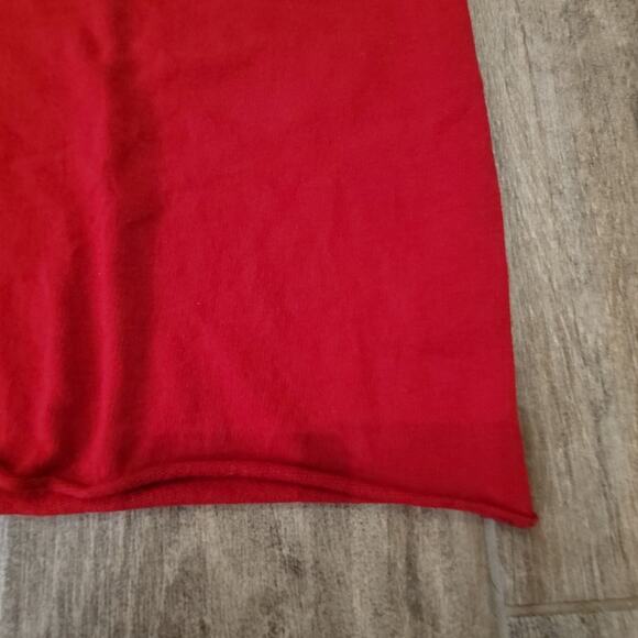 Judith March Short Sleeve Sweater Size S Cut Off Raw Hem Sequin Tomball Texas - Picture 4 of 9